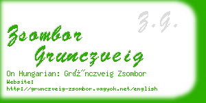 zsombor grunczveig business card